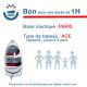 Bon cadeau pour un bateau type Ace pour une durée de 1H