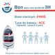 Bon cadeau pour un bateau type Ace pour une durée de 3H