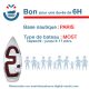 Bon cadeau pour un bateau type Most pour une durée de 6H